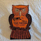 Winking Roosting Owl (Custom Carved)