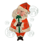 Rosy Cheeks Santa With Gift (FREE SHIPPING!)
