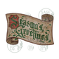 Season's Greetings Scroll (FREE SHIPPING!)
