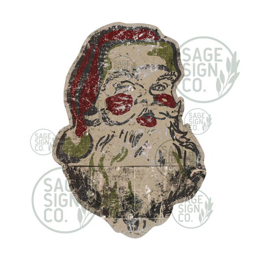 Sheetmetal Winking Santa (FREE SHIPPING!)