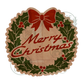 Vintage Merry Christmas Wreath (FREE SHIPPING!)