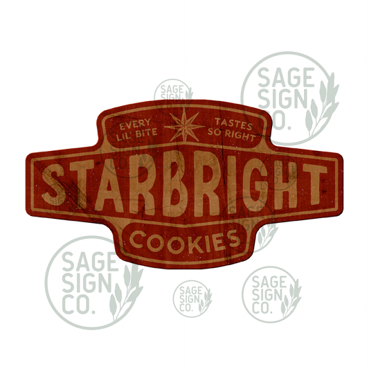 Starbright Cookies Sign (FREE SHIPPING!)