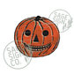 Beady-eyed Jackolantern (Custom Carved)