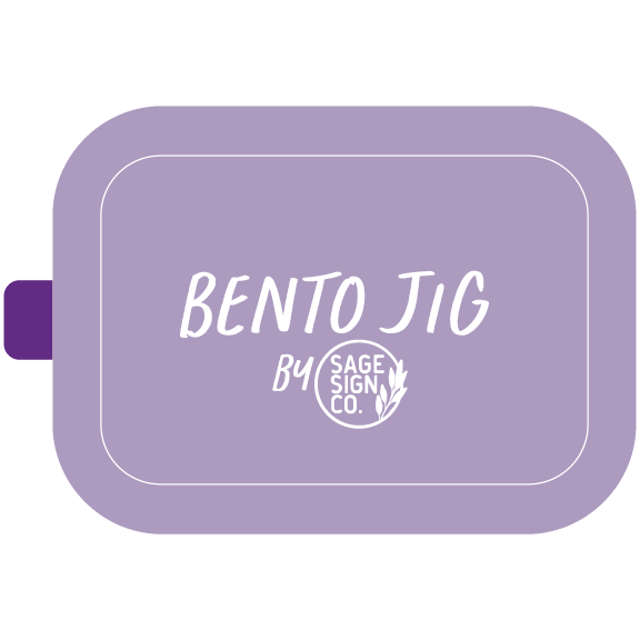 Silicone Bento Box - SINGLE JIG - SVG File Download by SageSignCo