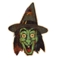 Cackling Witch Face (Custom Carved)