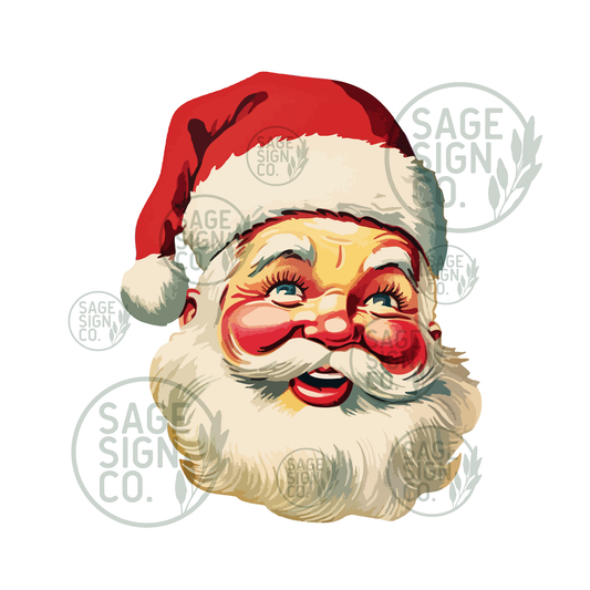 Classic Retro Smiling Santa (FREE SHIPPING!)