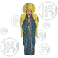 Douglas Fir Angel Choir Girl Sign Vintage Inspired FREE SHIPPING
