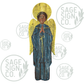 Douglas Fir Angel Choir Girl #2 Sign Vintage Inspired FREE SHIPPING
