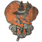 Falling Witch Clutching Broom (Custom Carved)