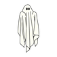 Floating Friendly Ghost (Custom Carved)