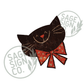 Giddy Kitty Bow-Tie (Custom Carved)