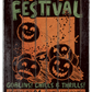Halloween Festival Ad Sign (Custom Carved)