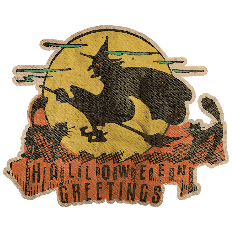 Halloween Greetings (Custom Carved)