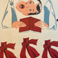 Douglas Fir Angel Choir Girl Sign Vintage Inspired FREE SHIPPING