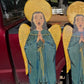 Douglas Fir Angel Choir Girl Sign Vintage Inspired FREE SHIPPING