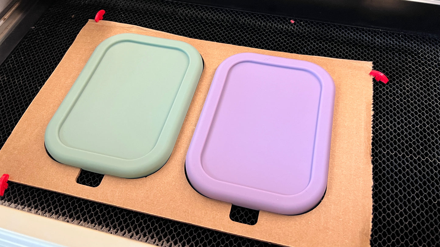 Silicone Bento Box - 8 LID JIG - SVG File Download by SageSignCo