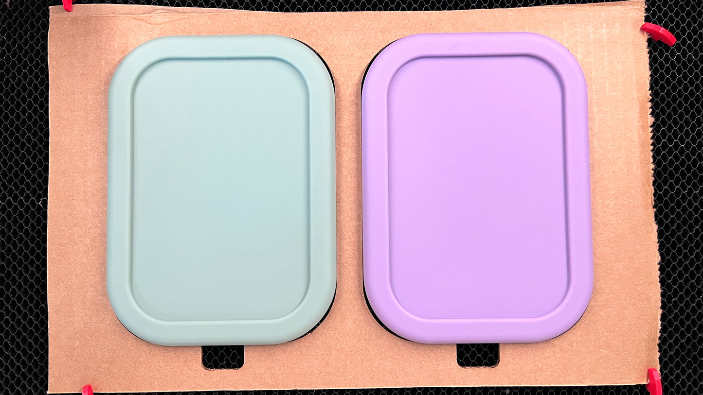 Silicone Bento Box - THREE LID JIG - SVG File Download by SageSignCo