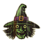 1940's Moderna Cartoon Witch Face (Custom Carved)