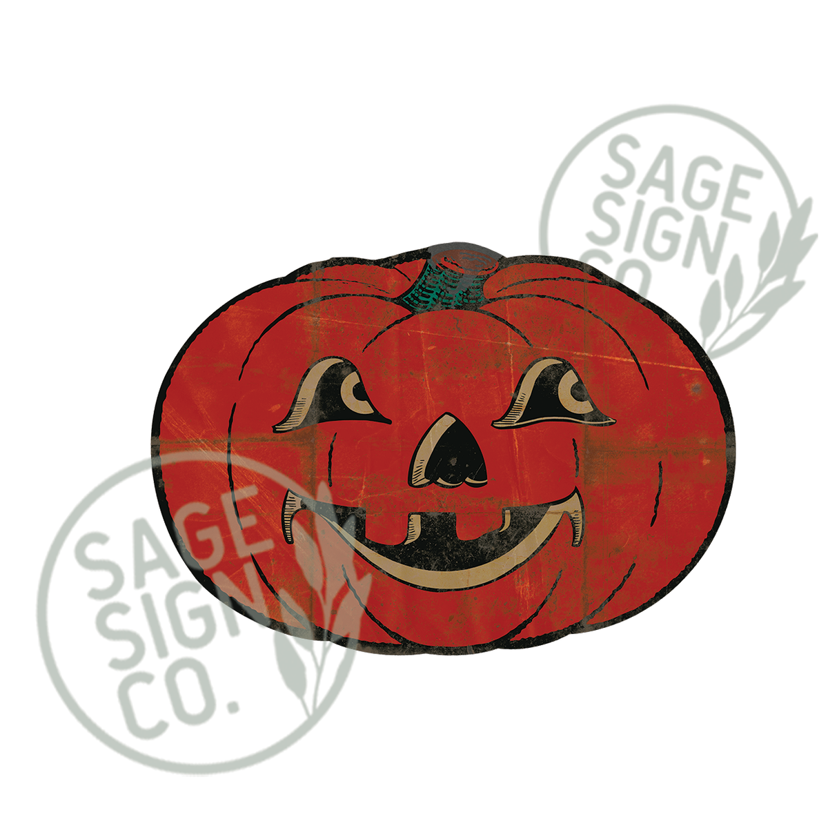 Side-Eyed Antique Jackolantern (Custom Carved)