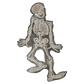 Silly Skeleton Dance (Custom Carved)
