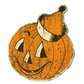 Vintage Beistle Smirking Jackolantern (Custom Carved)