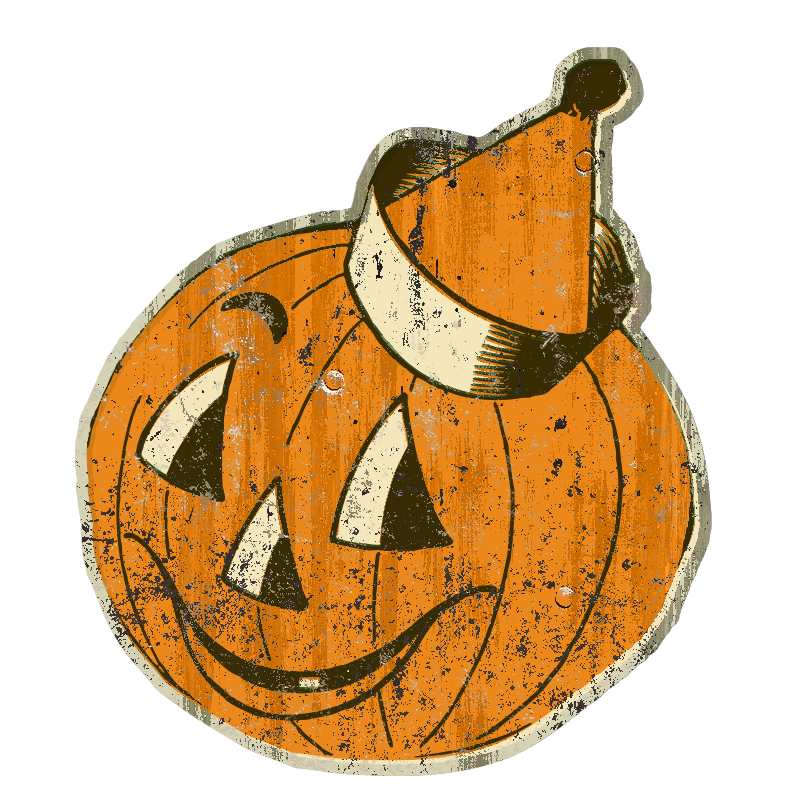 Vintage Beistle Smirking Jackolantern (Custom Carved)
