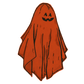 Floating Jackolantern Faced Ghost (Custom Carved)