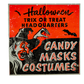 Vintage Halloween Trix or Treat Headquarters (Custom Carved)