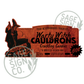 Warty Witch Candy Cauldrons Store Ad (Custom Carved)