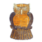 Winking Roosting Owl (Custom Carved)