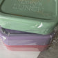 Personalized/Customized Silicone Bento Box