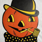 Vintage Beistle Jackolantern with Bowler Hat (Custom Carved)