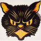 Angry Black Cat Giclee Print (Custom Carved)