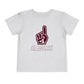 FOAM FINGER NUMBER ONE EAGLES - Toddler Short Sleeve Tee BELLA+CANVAS