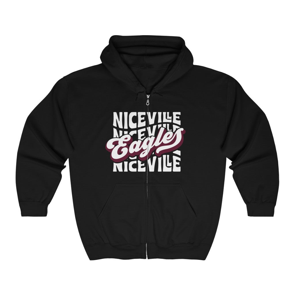 VINTAGE MILITARY NICEVILLE EAGLES Unisex Heavy Blend™ Comfy Zip Hoodie –  SageSignCo