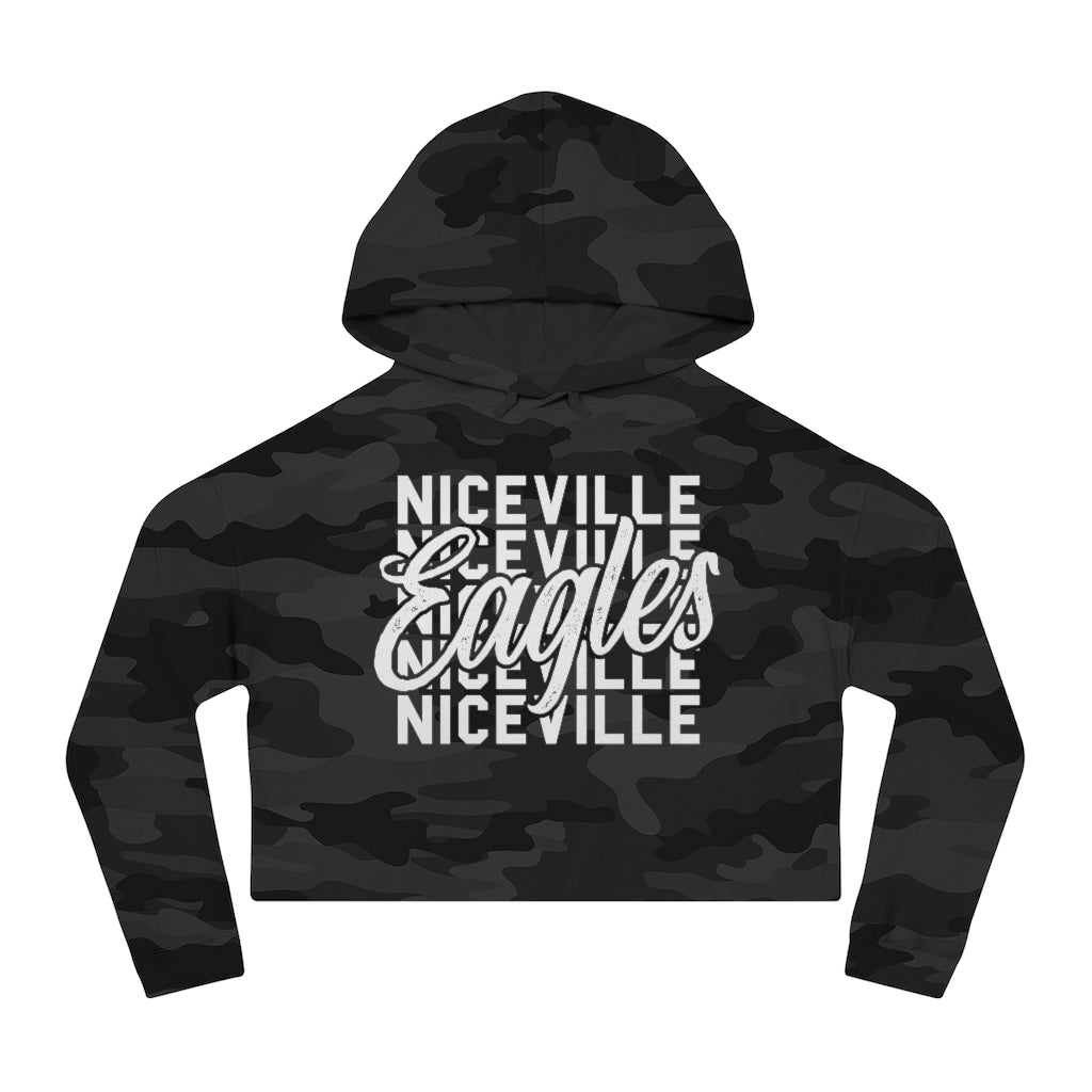 NICEVILLE EAGLES KNOCKOUT - Women’s Cropped Hoodie