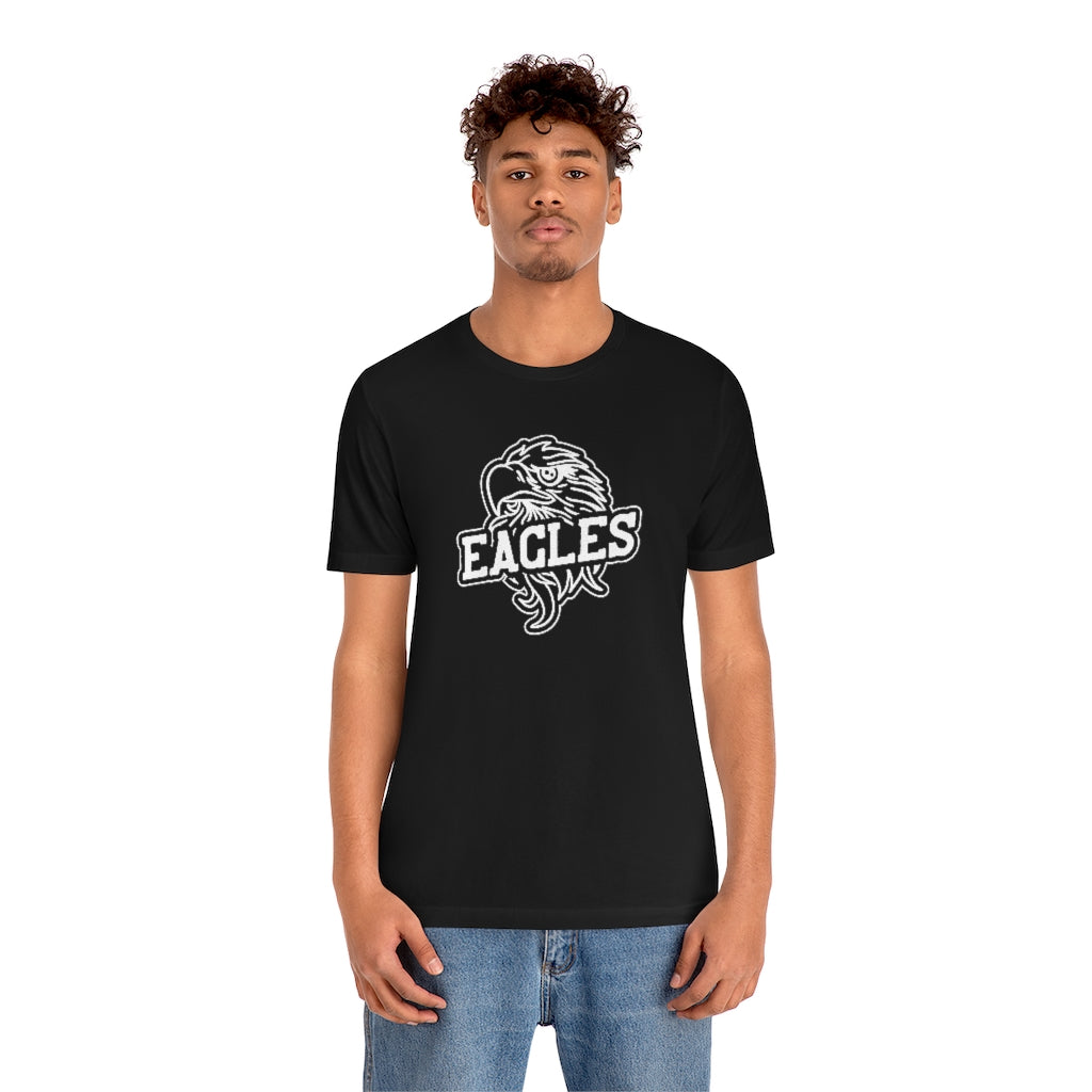 : Eagles Short Sleeve Premium T-Shirt: Show School Pride from  Classes to Games, Ring Spun Cotton, Camouflage Lettering : Sports & Outdoors