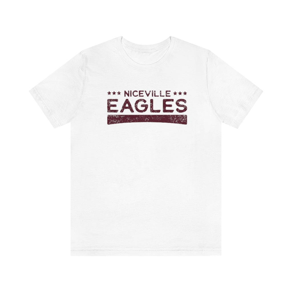 NICEVILLE EAGLES KNOCKOUT - Unisex Jersey Short Sleeve Tee BELLA+