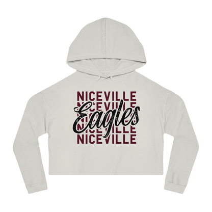 NICEVILLE EAGLES KNOCKOUT - Women’s Cropped Hoodie