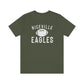 BATTLEWORN NICEVILLE EAGLES W/ FOOTBALL - Unisex Jersey Short Sleeve Tee BELLA+CANVAS