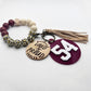 ADD-ON ITEM  Jersey Number Keychain PERSONALIZED LASERCUT