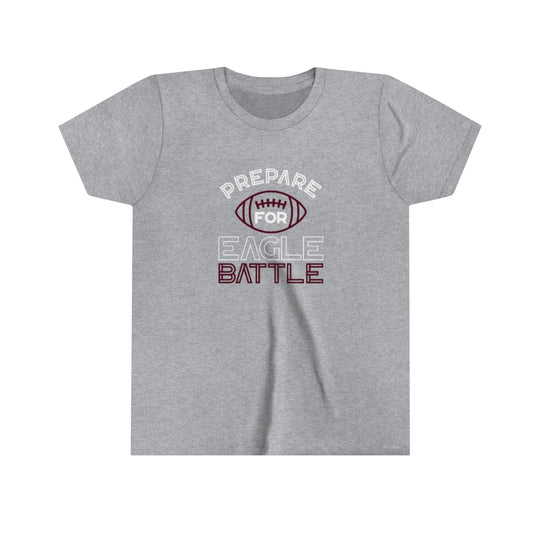 PREPARE FOR EAGLE BATTLE - Youth Short Sleeve Tee BELLA+CANVAS
