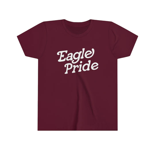 EAGLE PRIDE VINTAGE HANDSCRIPT - Youth Short Sleeve Tee BELLA+CANVAS