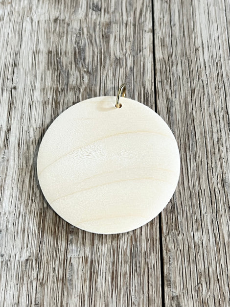 ADD-ON Engraved Wood Medallion (for wristlets)